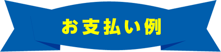 お支払例